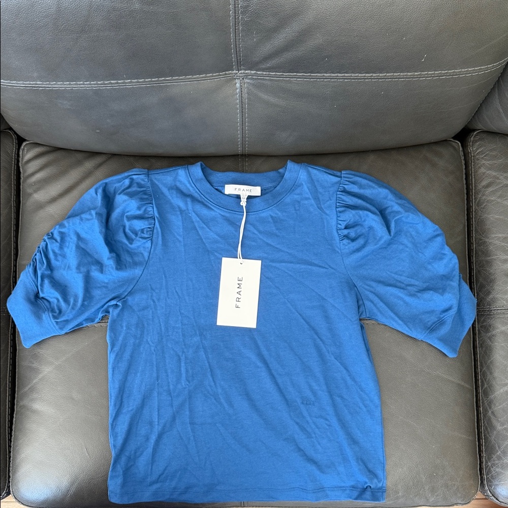Frame Denim Azure Blue Top